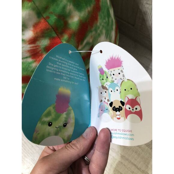 Squish Doos by Squishmallows Winifred Plush Stuffed Animal Toy 14” Tye Die Tags - Picture 5 of 7